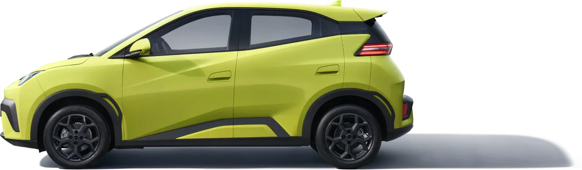 BYD Dolphin Mini em vista lateral